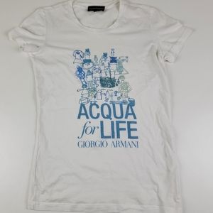 Giorgio Armani White Shirt Size 36 Small